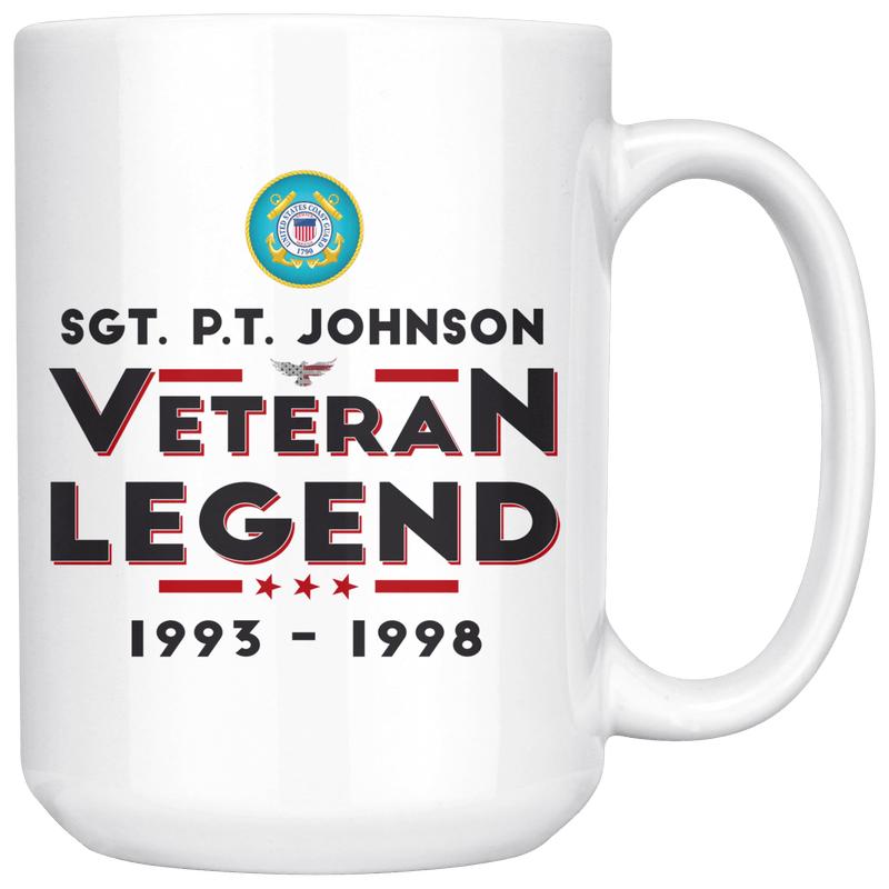 Personalized Veteran/Legend 15oz Mug