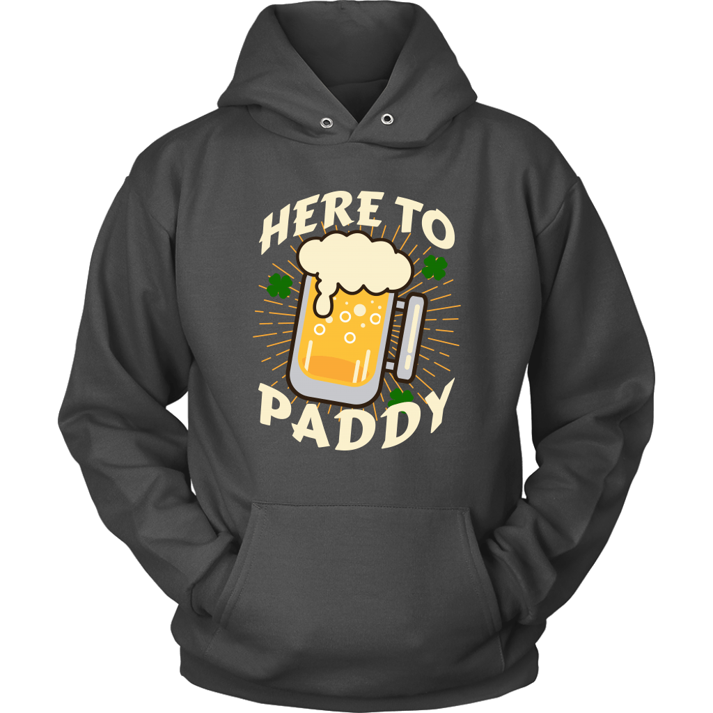 Here to Paddy St. Patrick's Day Funny Unisex Hoodie
