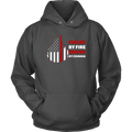 Fueled by Fire Driven by Courage Firefighter Unisex Hoodie