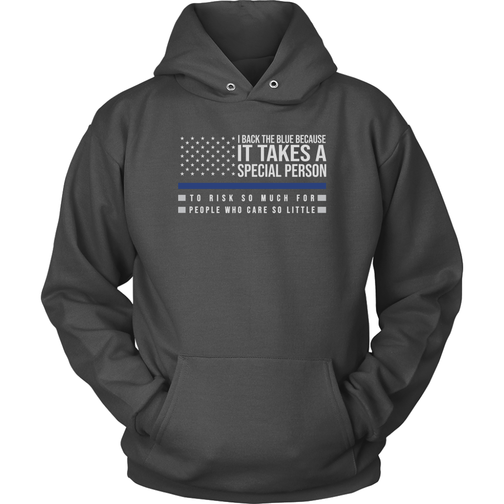 I Back The Blue Unisex Hoodie