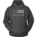 I Back The Blue Unisex Hoodie