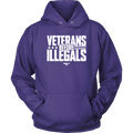 Veterans Before Illegals Unisex Hoodie