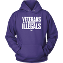 Veterans Before Illegals Unisex Hoodie