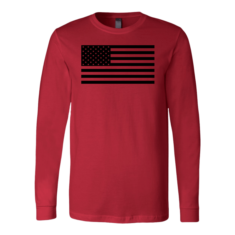 The Black USA Flag Long Sleeve