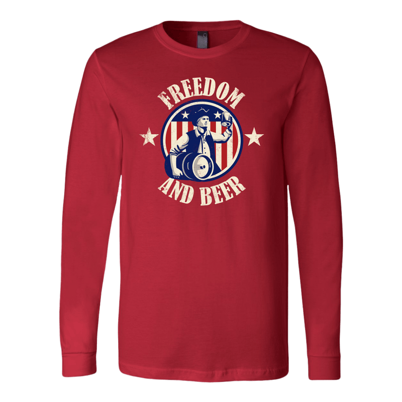 Freedom And Beer Long Sleeve