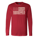 R.E.D. - Remember Everyone Deployed US Flag Long Sleeve