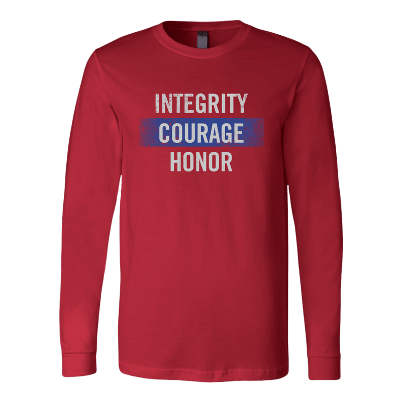 Integrity, Courage, Honor Long Sleeve