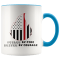 Fueled by Fire Driven by Courage Firefighter 11 oz. Ceramic Mug