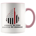 Fueled by Fire Driven by Courage Firefighter 11 oz. Ceramic Mug