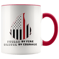Fueled by Fire Driven by Courage Firefighter 11 oz. Ceramic Mug