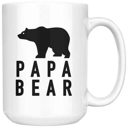 Papa Bear 11oz and 15oz Mug - Father's Day Gift