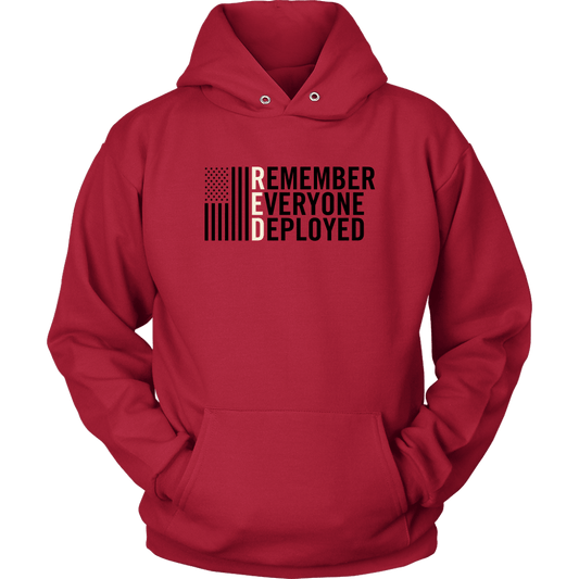 R.E.D - Remember Everyone Deployed Unisex Hoodie