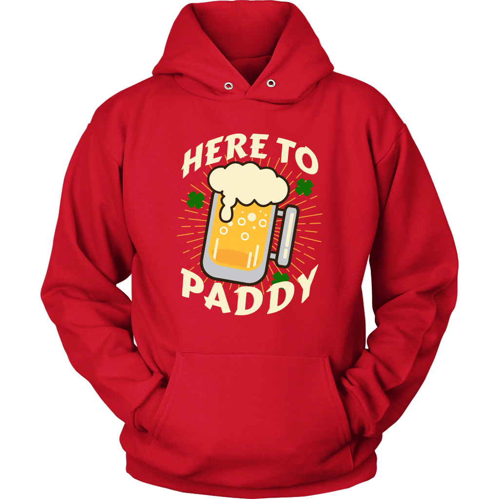 Here to Paddy St. Patrick's Day Funny Unisex Hoodie