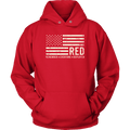 R.E.D - Remember Everyone Deployed US Flag Unisex Hoodie