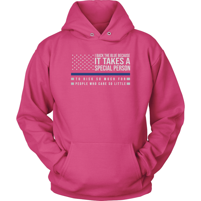 I Back The Blue Unisex Hoodie