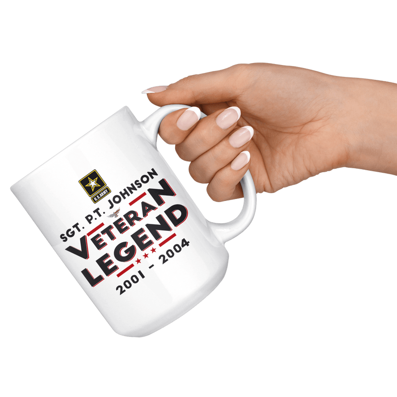 Personalized Veteran/Legend 15oz Mug