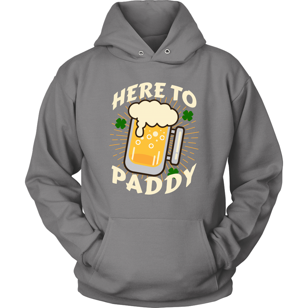 Here to Paddy St. Patrick's Day Funny Unisex Hoodie