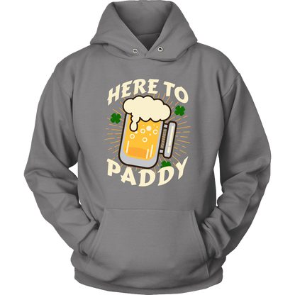 Here to Paddy St. Patrick's Day Funny Unisex Hoodie