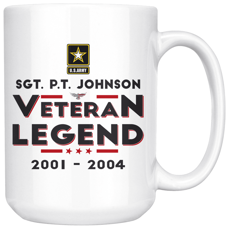 Personalized Veteran/Legend 15oz Mug