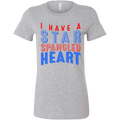 I Have a Star-Spangled Heart Women's T-shirt