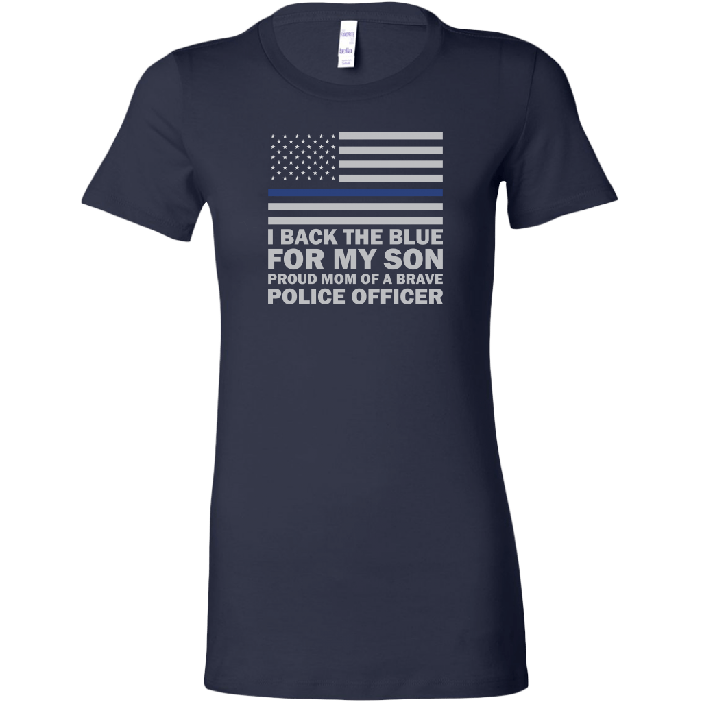 Proud Police Mom Women's T-Shirt