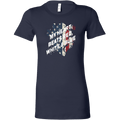 My Heart Beats Red, White, & Blue Women's T-shirt