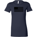 Black USA Flag Women's T-Shirt