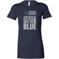 Keep Calm And Back The Blue Women's T-Shirt