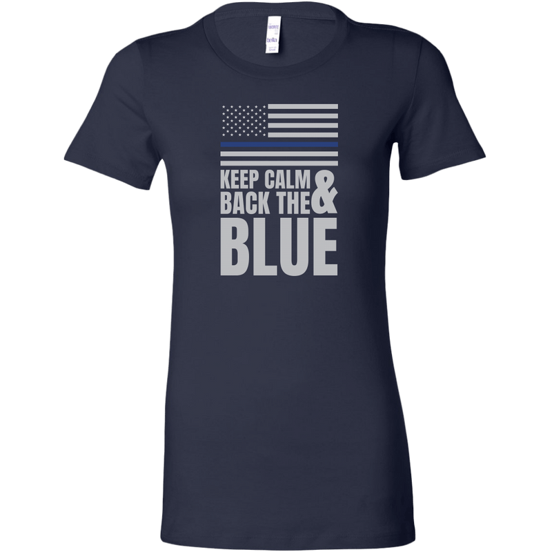 Keep Calm And Back The Blue Women's T-Shirt